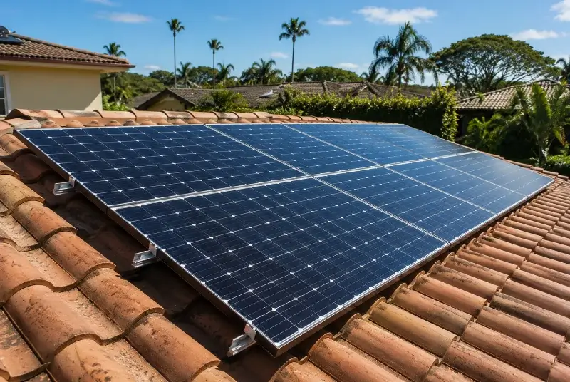 Installation de panneaux solaires à Bougue